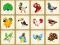 Játék Birds Board Puzzles online