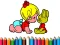Játék Back To School: Aby Girl Coloring online