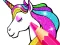 Játék Unicorn Coloring Book Glitter online
