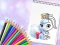 Játék Cute Animals Coloring Book online