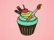 Játék Yummy Cupcake Coloring online
