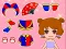 Játék Lovely Doll Dress Up Game online