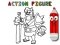 Játék Back To School: Action Figure Coloring online