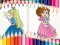 Játék Beautiful Princess Coloring Book online
