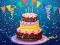 Játék Birthday cake puzzle online