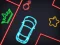 Játék Neon Car Puzzle online
