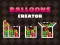 Játék Balloons Creator online