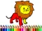 Játék Back To School: Lion Coloring Book online