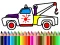 Játék Back To School: Trucks Coloring online