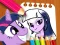 Játék Equestria Girls Coloring Book online