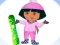 Játék Dora Ski Winter Dressup online