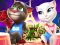 Játék Talking Tom and Angela Coloring online
