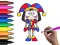 Játék Pomni Coloring Time online