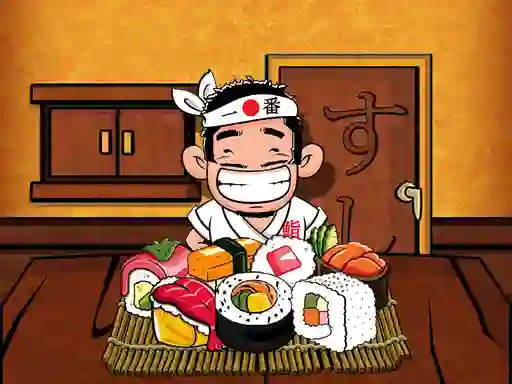 Játék Sushi Matching online