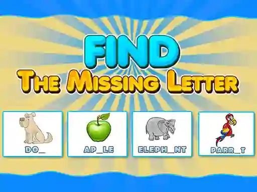 Játék Find The Missing Letter online