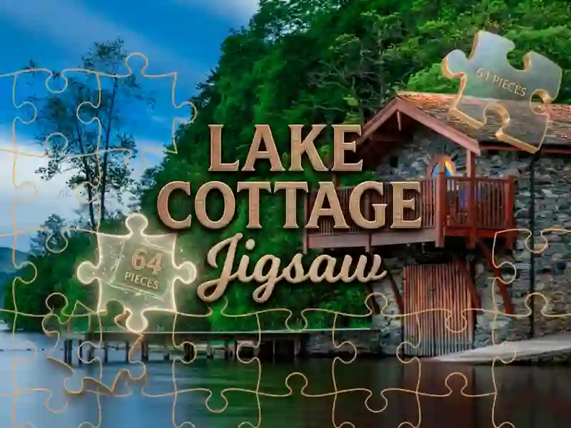 Játék Lake Cottage Jigsaw online