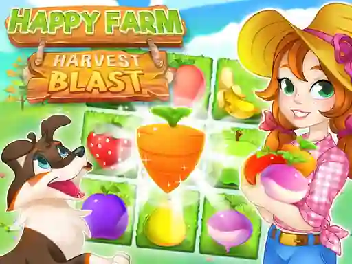 Játék Happy Farm Harvest Blast online