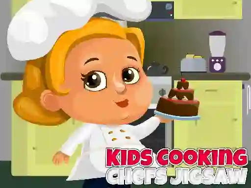 Játék Kids Cooking Chefs Jigsaw online
