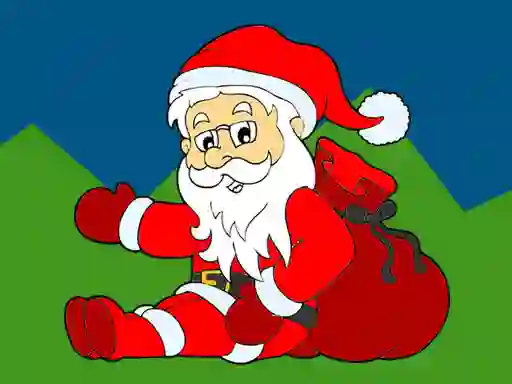 Játék Santa Claus Coloring Book online