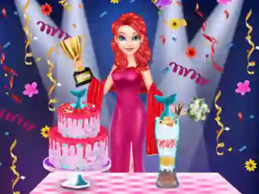 Játék Mermaid Cake Cooking Design online