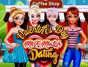 Játék Valentines Day Mix Match Dating online
