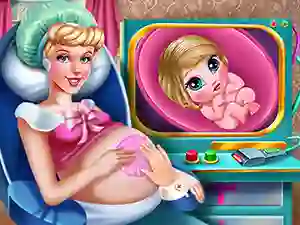 Játék Cinderella Pregnant Check-Up online