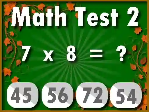 Játék Math Test 2 online