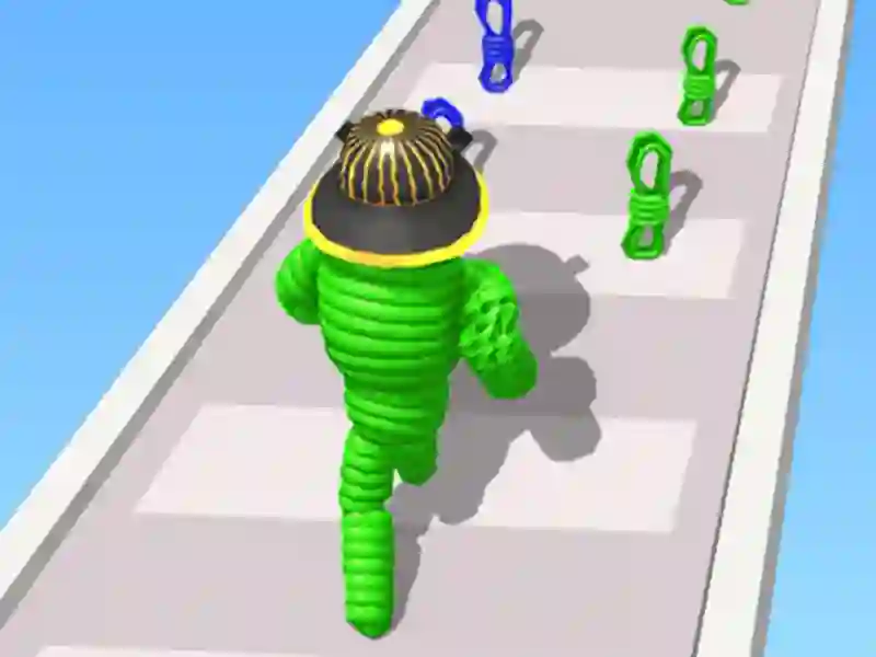 Játék Rope-Man Run 3D online