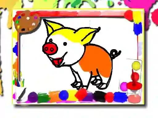 Játék Pigs Coloring Book online