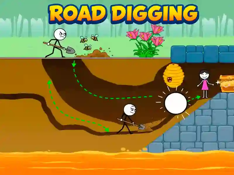 Játék Road Digging online