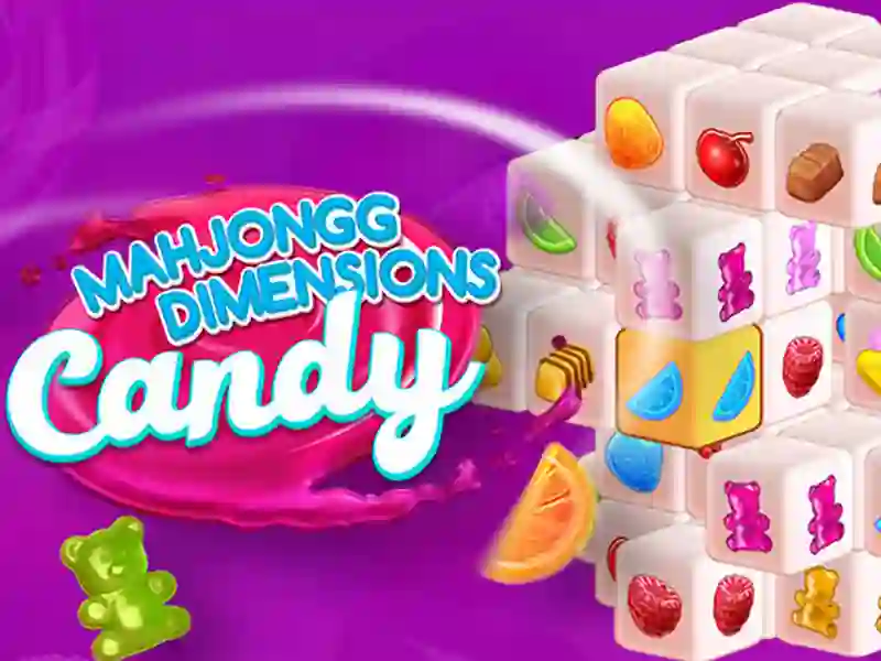 Játék Candy 3D Mahjong online