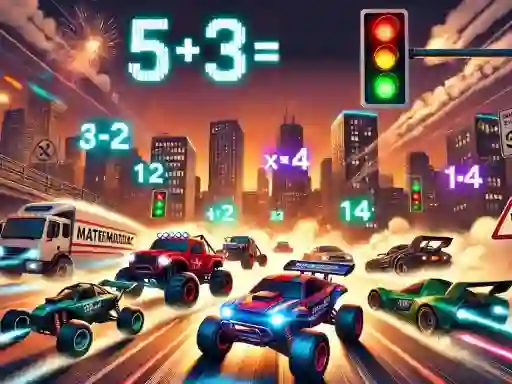 Játék Mathematics Racing online