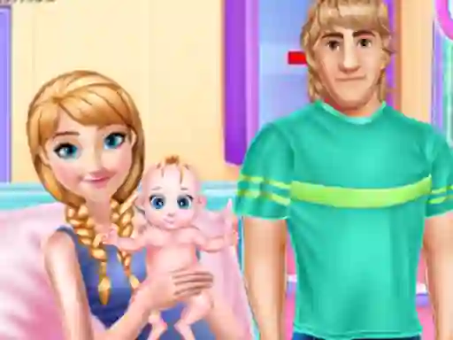 Játék Pregnant Anna and Baby Care online