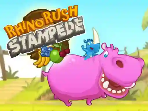 Játék Rhino Rush Stampede online