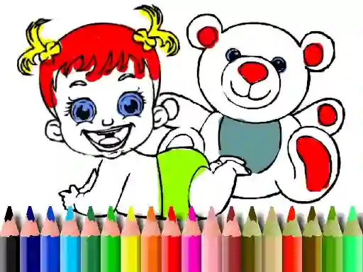 Játék Back To School: Baby Doll Coloring online