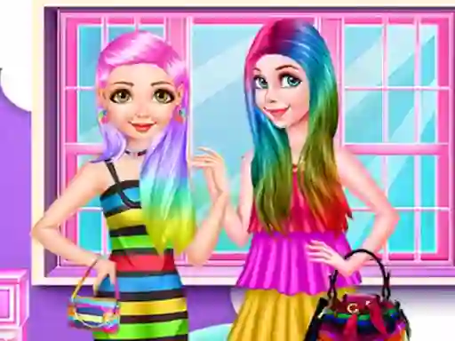 Játék Princess Rainbow Look online