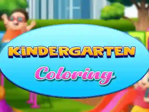 Játék Kindergarten Coloring online