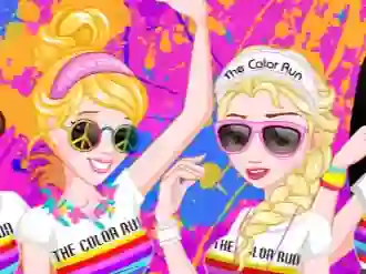 Játék Princess Color Run online