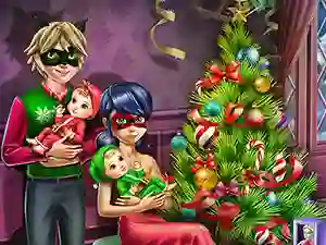 Játék Dotted Girl Family Christmas online