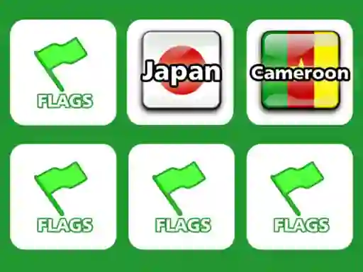 Játék Memory With Flags online