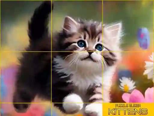 Játék Puzzle Sliding Kittens online