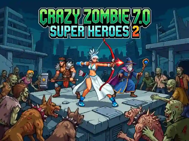 Játék Crazy Zombie 7.0 Super Heroes 2 online