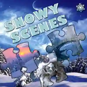 Játék Jigsaw Puzzle: Snowy Scenes online