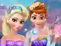 Játék Anna & Elsa Makeover online