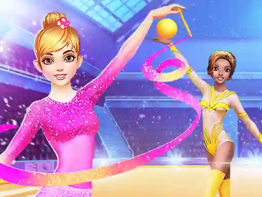 Játék Gymnastics Girls Dress Up Game online