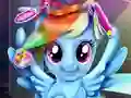 Játék Rainbow pony real haircuts online