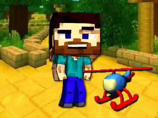 Játék Mineblock Helicopter Adventure online