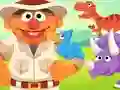 Játék 123 Sesame Street: Ernie's Dinosaur Day Care online