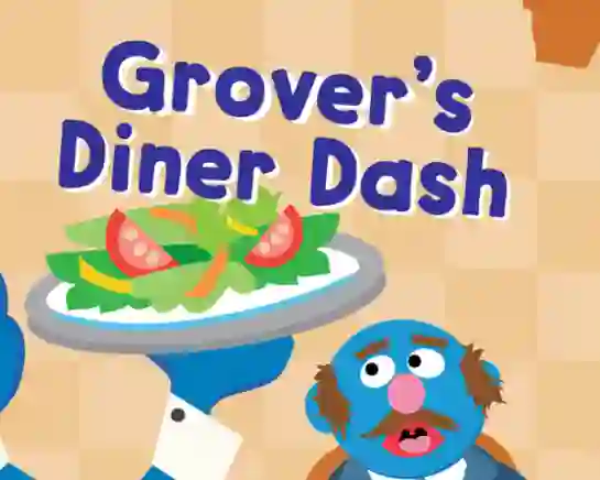 Játék 123 Sesame Street: Grover's Diner Dash online