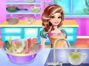 Játék Princess Household Chores online